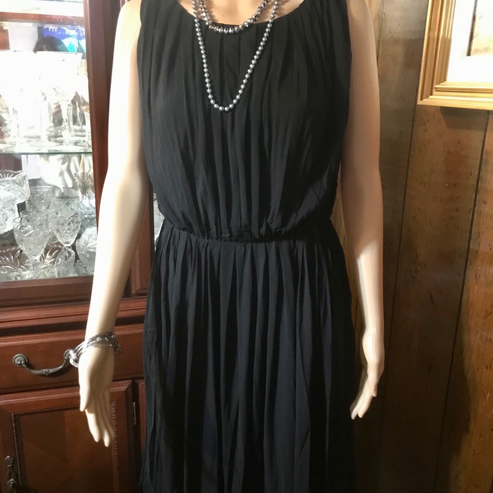 Nina Ricci cocktail silk dress France 6-8 - Picture 3 of 10